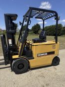 2016 Caterpillar 2.5 Tonne Electric Forklift, Container Spec, 5000 Hours, 4.2m Mast With Side Shift