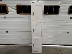Bisley Nest Of 3 Lockers - No Reserve