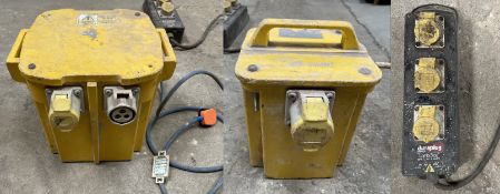 2 x Site Transformers & A Combi-Bloc- No Reserve