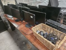 Selection Of Computer Screens, Mice & Keyboards- No Reserve