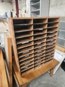 2 x 36 Bay Post Sorting Unit- No Reserve