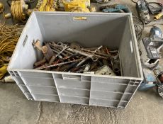 Large Box Of Assorted Tools/Metal - No Reserve