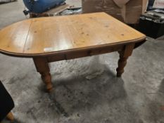 Drop Leaf Coffee Table With Drawer- No Reserve