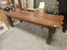 Large Wooden Table- No Reserve