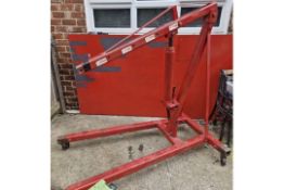 Engine Crane Lift Heavy Duty, No Reserve, 1 Tonne Lift Capacity