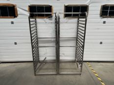NO RESERVE 2 x Commercial Stainless Steel Baking Sheet Rack