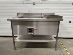 NO RESERVE Commercial Heated Stainless Steel Sink