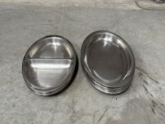 NO RESERVE Stainless Steel Oval Serving Bowls