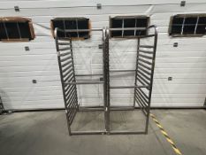 NO RESERVE 2 x Commercial Stainless Steel Baking Sheet Rack