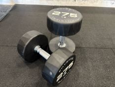 Pair Of 27.5KG Physical Dumbells