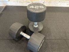 Pair Of 42.5KG Physical Dumbells