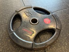 Pair Of Life Fitness 25KG Plates