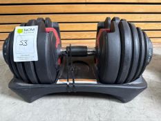 Bowflex SelectTech Adjustable Dumbbell Set 2kg To 24kg, No Reserve