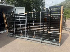Unused 13ft Cantilever Gate With Electric Motor & Remote, Brand New