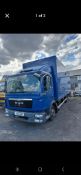2012 MAN TGL Box Body 7.5 Tonne Truck With Taillight, MOT To 31/3/26