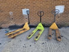 3 x Pallet Trucks For Spares & Repairs