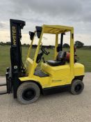 2005 Hyster 2.5 Tonne Gas Forklift, Container Spec, 4584 Hours, 4.5m Mast With Side Shift