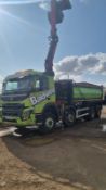 2014 Volvo FMX Grabber Tipper - 414217km / 257382 Miles - MOT to 30th Sep 25 Epsilon Crane