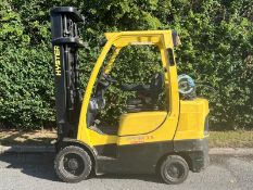 2013 Hyster S3.5FT Forklift, 2 Stage 3.7m Mast, 4th Hydraulics, No Forks, 2708 Hours, Low Reserve