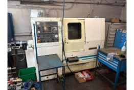 Challenger ST42 Lathe With HydraFeed Hydraulic CNC Barfeed