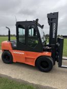 2009 Doosan D70S-5 7 Tonne Diesel Forklift, Fork Positioner & Side Shift, 2954 Hours