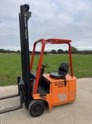 Toyota 1.6 Tonne Electric Forklift, Triple Mast With Side Shift, Charger Included