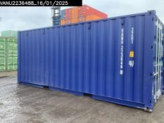 One Trip 20 Foot Shipping Container, 2024 Build