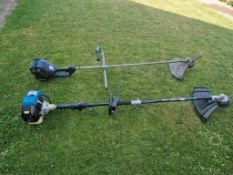 2x Petrol Strimmers, Self Propelled Lawn Mower & 2 x Chain Saws