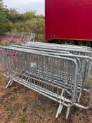 22 x Steep Pedestrian Barriers, Grade 3 / Damaged, No Reserve