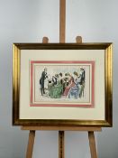 Artwork Of Victorian Society Print - No Reserve