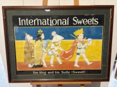 International Sweets Artwork Framed