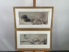 Artwork Flower Print x 2 - No Reserve