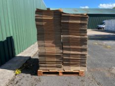 Pallet Of Roughly 600 Cardboard Boxes