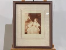 Mrs Stanhope Portait Artwork Framed