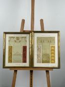Artwork Art Nouveau Interior Decoration Prints x 2 - No Reserve
