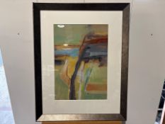 Abstract Field Artwork Framed