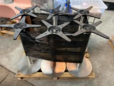 Pallet Of 6 Table Stands - No Reserve