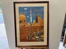 Rocket Noahâ€™s Ark Artwork Framed