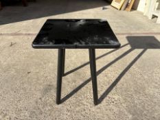 Black Laquer Small Table - No Reserve