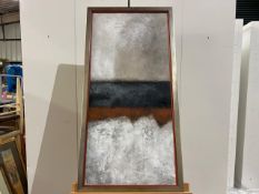 Abstract Grey Artwork Framed