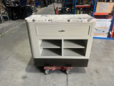 Faux Marble Topped Sideboard - No Reserve