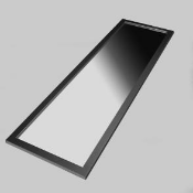 Large Heavy Weight Black Mirror, 3500mm x 600mm, No Reserve, Direct From Frasers Group