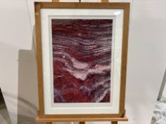 Purple Stone Artwork Framed