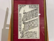 Railing Artwork Framed