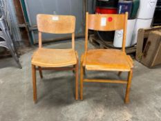 2 Assorted Wooden Chairs - No Reserve