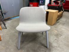 Grey Fabric Chair - No Reserve