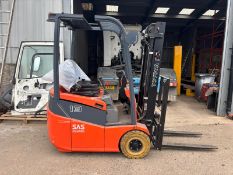 2007 Toyota 1.3 Tonne 7FBEST13 Electric Forklift, Low 3000 Hours, 4.3m Mast, Charger Included
