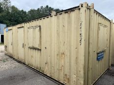 26ft Static Welfare Cabin With Generator, Toilet, Canteen, Office