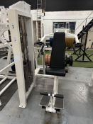 Fixed Pin Shoulder Press Machine White