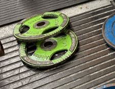 Two 10KG Steel Plates Jordan (Green)